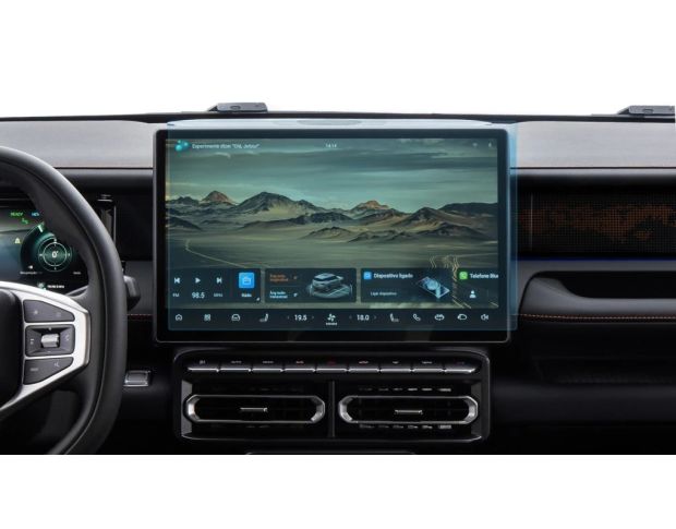 Захисне скло Pixsel на монітор JETOUR T1 16.5“ 2025 - (гібридне мат)