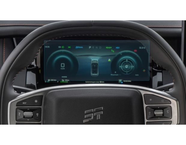 Защитное стекло Pixsel на приборную панель JETOUR T1 10.7“ 2025 - (гибридное глянец)