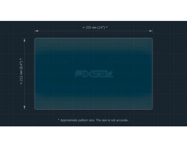 Захисне скло Pixsel на монітор BYD LEOPARD 7 16.2“ 2025 - (гібридне глянець)
