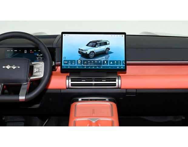 Защитное стекло Pixsel на монитор BYD LEOPARD 7 16.2“ 2025 - (гибридное мат)