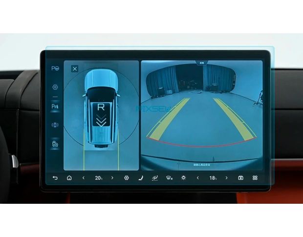 Защитное стекло Pixsel на монитор BYD LEOPARD 7 16.2“ 2025 - (гибридное мат)