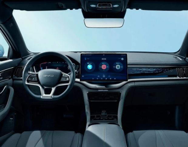 Захисне скло Pixsel на монітор BYD SEAL U 16.3“ 2024 - (гібридне мат)