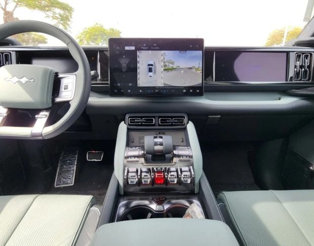 Захисне скло Pixsel на монітор BYD LEOPARD 5 16.3“ 2024 - (гібридне глянець)