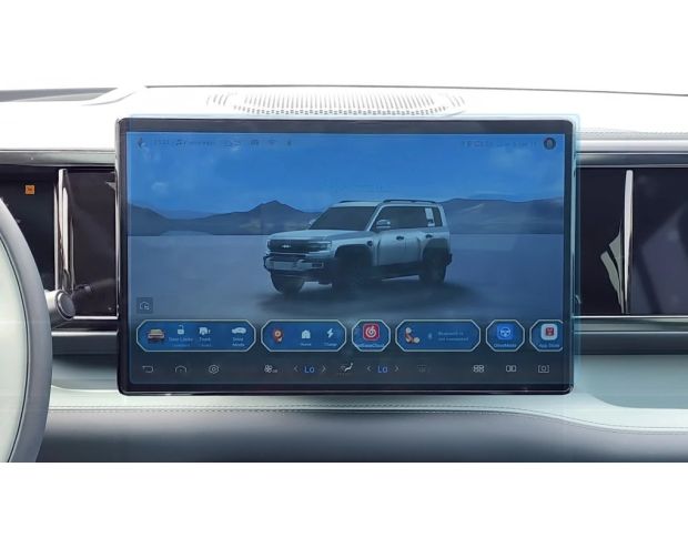 Захисне скло Pixsel на монітор BYD LEOPARD 5 16.3“ 2024 - (гібридне мат)