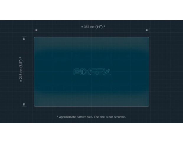 Защитное стекло Pixsel на монитор BYD HAN 16.3“ 2022 - (гибридное мат)