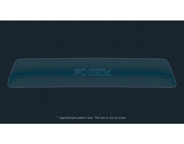 Защитное стекло Pixsel на широкий монитор CHERY TIGGO 7 33.1“ 2022 - (гибридное глянец)