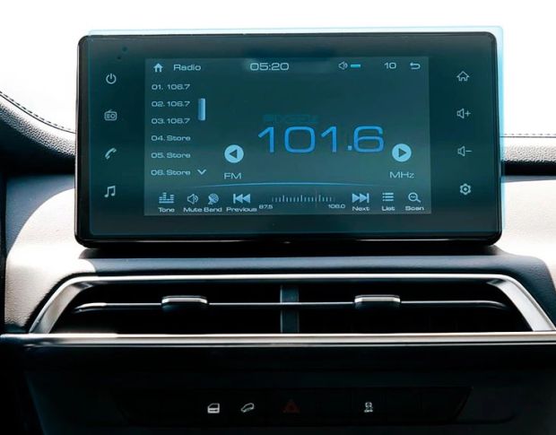 Защитное стекло Pixsel на монитор GWM WINGLE 7 11.2“ 2026 - (гибридное глянец)