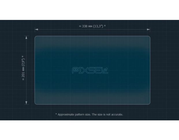 Защитное стекло Pixsel на монитор HAVAL H6 15.5“ 2025 - (гибридное мат)
