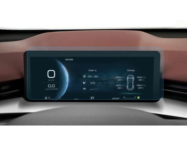 Защитное стекло Pixsel на приборную панель HAVAL H6 11.4“ 2025 - (гибридное глянец)