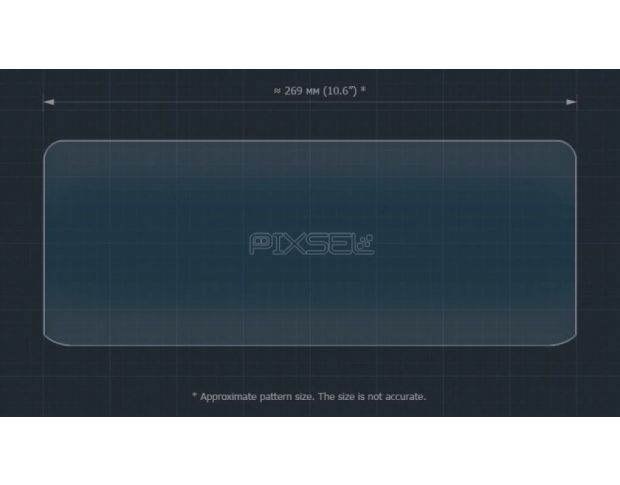 Захисне скло Pixsel на панель приладів HAVAL H6 11.4“ 2025 - (гібридне мат)