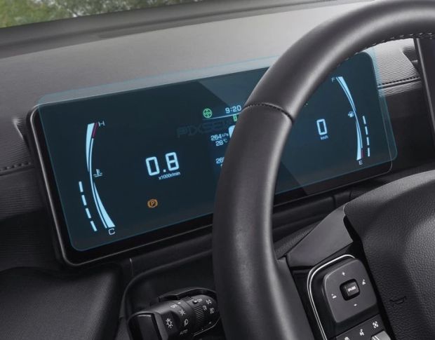 Защитное стекло Pixsel на приборную панель HAVAL H5 12.5“ 2023 - (гибридное глянец)