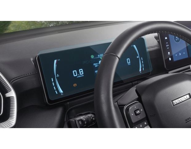 Защитное стекло Pixsel на приборную панель HAVAL H5 12.5“ 2023 - (гибридное глянец)