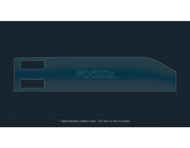 Защитное стекло Pixsel на приборную панель DENZA Z9 GT 22.2“ 2025 - (гибридное мат)