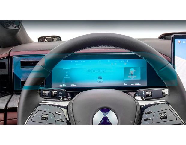 Защитное стекло Pixsel на приборную панель DENZA Z9 GT 22.2“ 2025 - (гибридное мат)