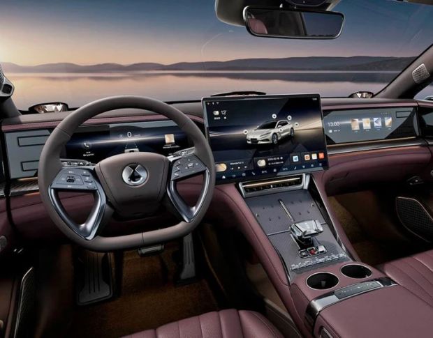 Защитное стекло Pixsel на приборную панель DENZA Z9 GT 22.2“ 2025 - (гибридное мат)