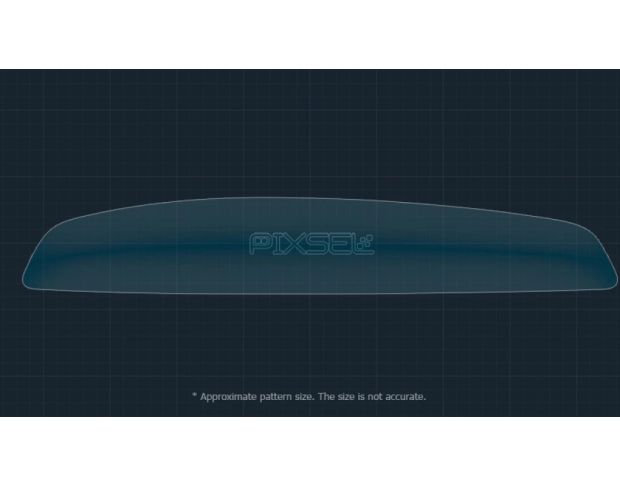 Защитное стекло Pixsel на широкий монитор LUCID AIR 33.8“ 2021 - (гибридное мат)