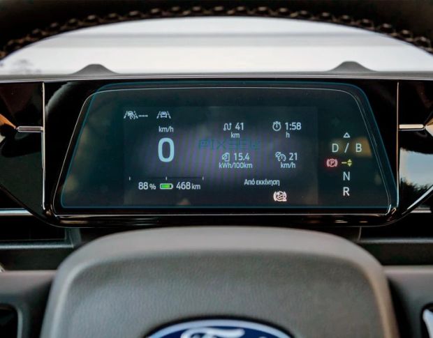 Защитное стекло Pixsel на приборную панель FORD CAPRI 8.7“ 2024 - (гибридное глянец)
