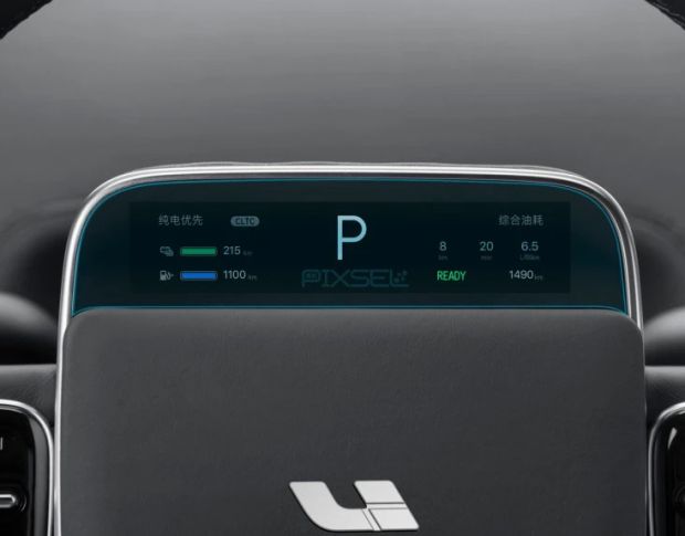 Защитное стекло Pixsel на приборную панель LI AUTO i8 6.1 2025 - (гибридное мат)