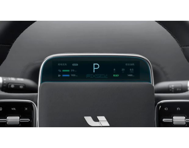 Защитное стекло Pixsel на приборную панель LI AUTO i8 6.1 2025 - (гибридное мат)