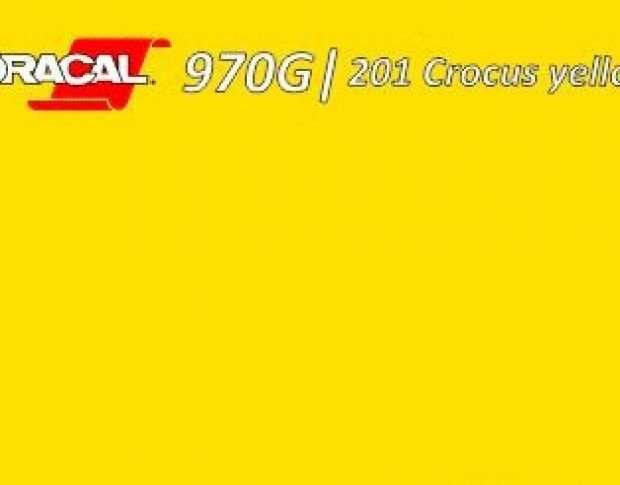 Oracal 970 Crocus Yellow Gloss 201 1.524 m