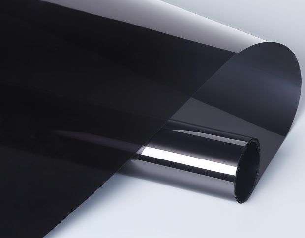 Архитектурная зеркальная черная пленка FORMULA Black Silver 1.52 m