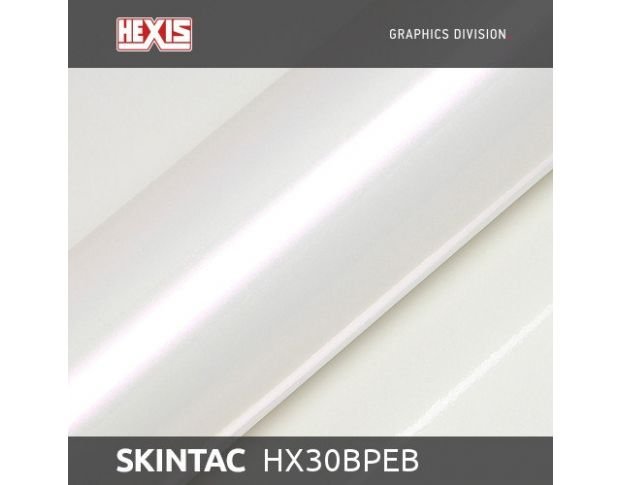 Hexis HX30BPEB Skintac Pearl White Gloss 1.524 m