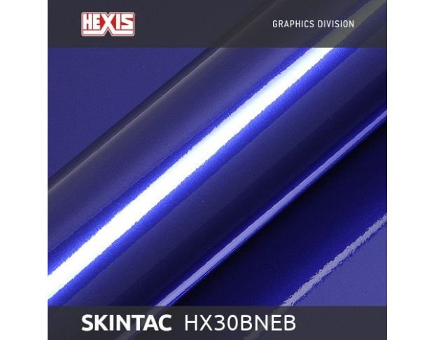 Hexis HX30BNEB Skintac Neon Blue Gloss 1.524 m