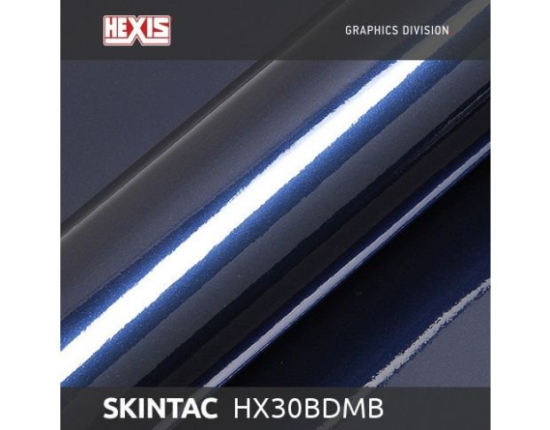 Hexis HX30BDMB Skintac Midnight Blue Gloss 1.524 m