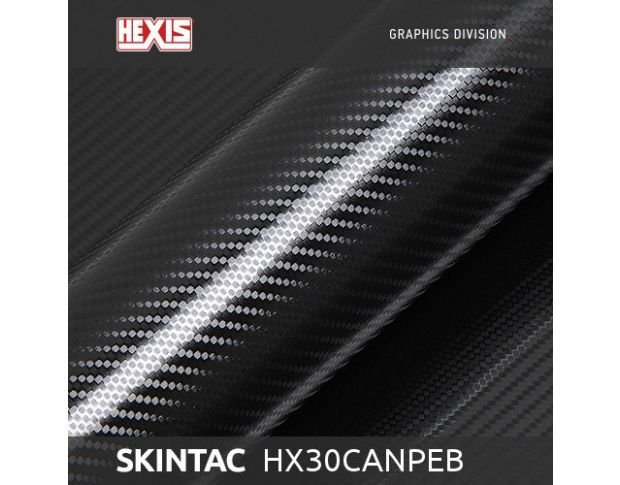 Hexis HX30CANPEB Skintac Black Oil Carbon Gloss 1.524 m  