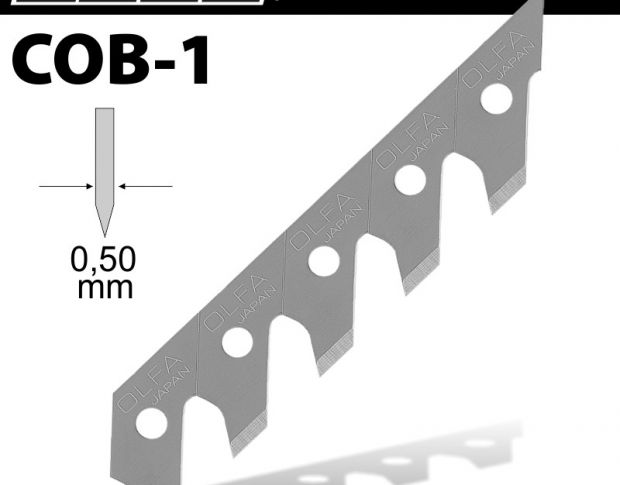 Леза для циркульного ножа OLFA СОВ-1 (15 шт.)