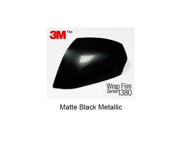 3M 1380 M212 Matte Black Metallic 1.524 m