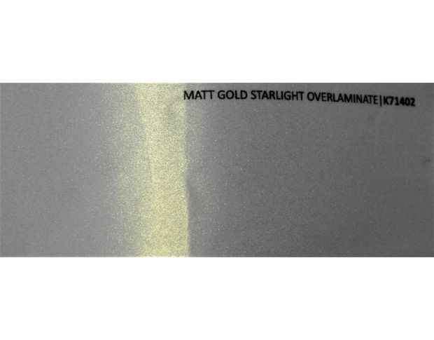 KPMF K71402 Matt Gold Starlight Overlaminate 1.524 m 