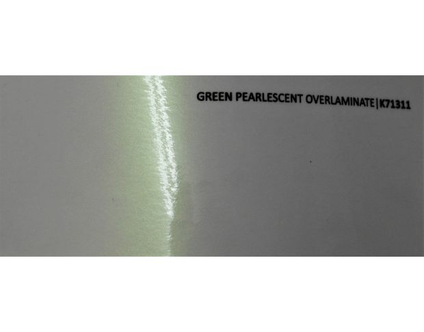 KPMF K71311 Gloss Green Pearlescent Overlaminate 1.524 m 