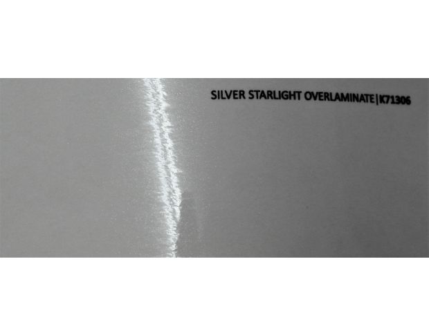 KPMF K71306 Gloss Silver Starlight Overlaminate 1.524 m 