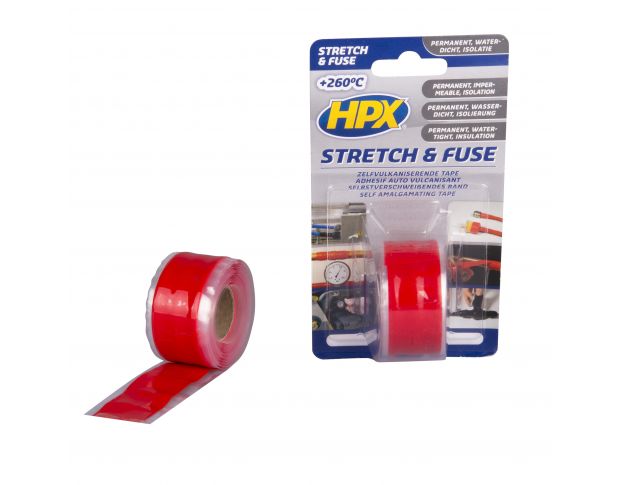HPX SO2503 Stretch and Fuse Tape (Red) 25mm x 3m