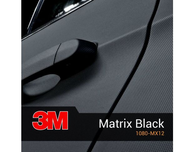 3M 1080 MX12 Matte Matrix Black 1.524 m
