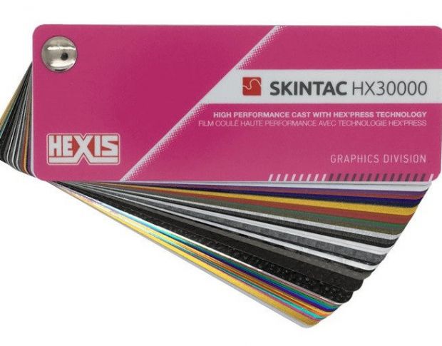 Каталог-віяло автомобільних плівок Hexis Skintac HX30000