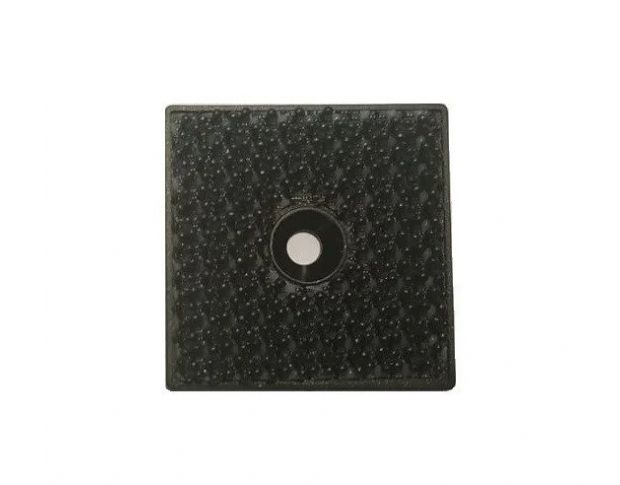 Пластина под шуруп (черная) HPX DUOTEC 32 mm х 32 mm х 3 mm