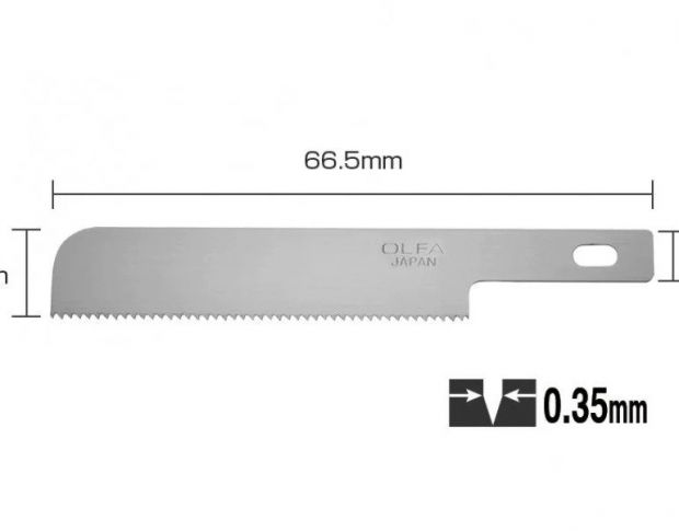 Леза пилкові OLFA KB4-WS/3 0,5 mm (3 шт./уп.)