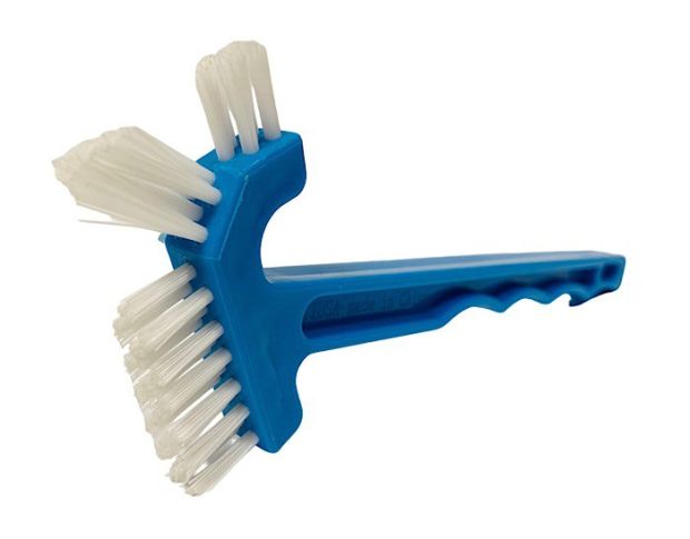 Щітка-скраб з потрійною головкою ICM-288 (дракон)