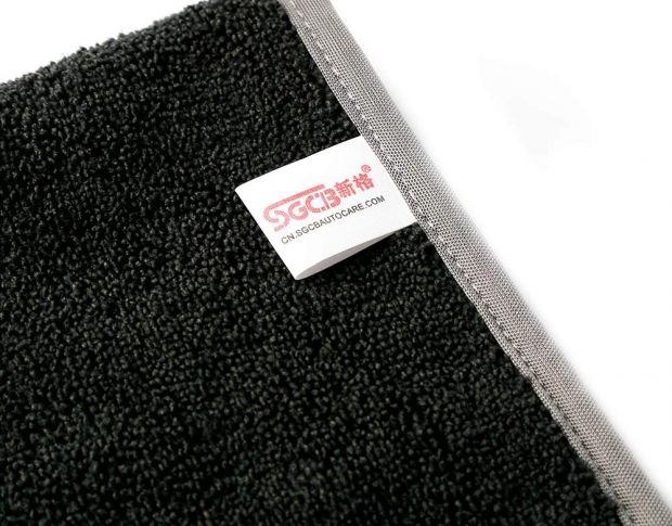 SGCB SGGD199 Edge Wax Towel Black