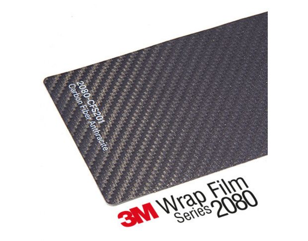 3M 2080 Carbon Fiber Anthracite CFS201 1.524 m