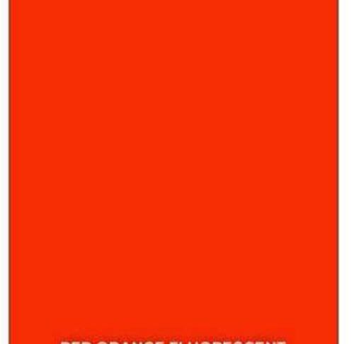 Oracal 6510 038 Fluorescent Red Orange 1 m