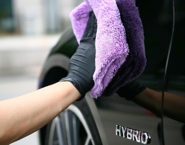 PURESTAR Ultra Violet Buffing Towel - Мікрофібра без окантування двостороння для розполірування 40 x 40 cm