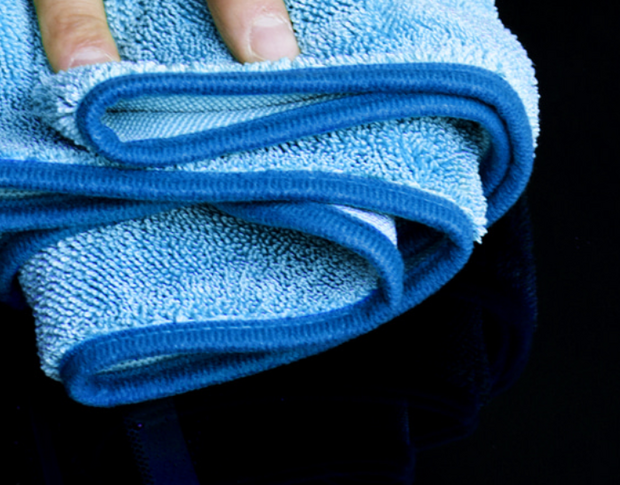 PURESTAR Twist Drying Towel - Микрофибровое полотенце для сушки мягкое, голубое 70 x 90 cm