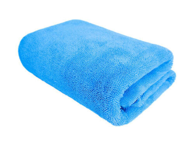 PURESTAR Twist Drying Towel - Микрофибровое полотенце для сушки мягкое, голубое 70 x 90 cm