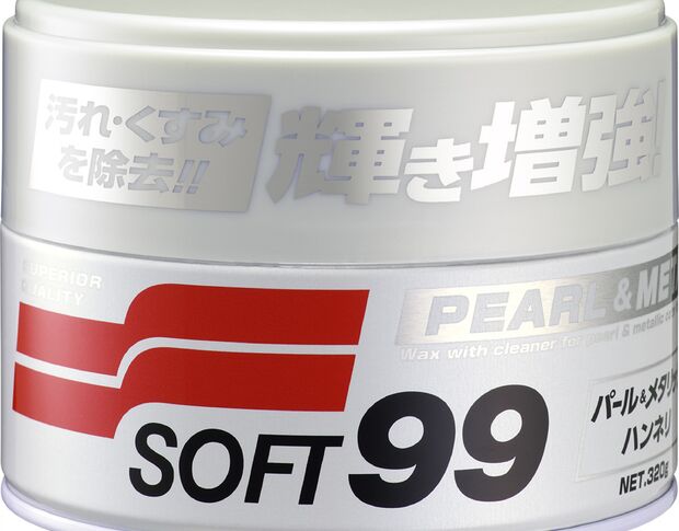 Soft99 Pearl & Metalliс Soft Wax - Очищающий воск для светлых перламутров и металликов, 320 g