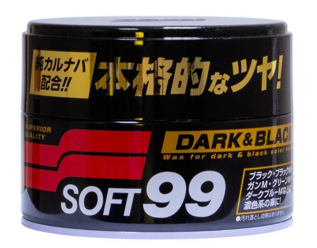 Soft99 Dark & Black Wax - Базовый защитный воск для темных автомобилей, 300 g