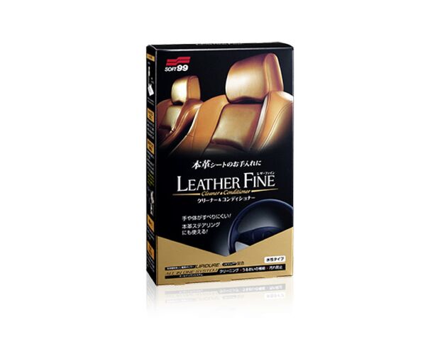 Soft99 Leather Fine Cleaner & Conditioner - Засіб для очищення і кондиціонування шкіри, 100 ml