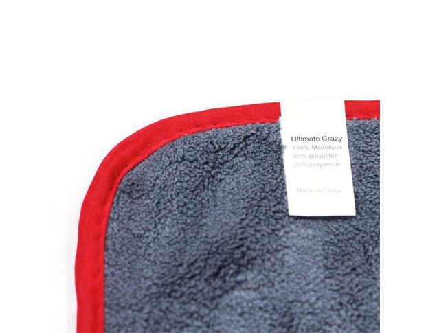 MaxShine Microfiber Towels - Микрофибровое полотенце с оверлоком серое 40 х 40 cm 
